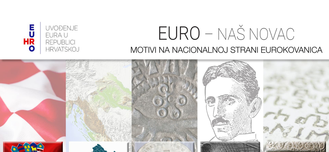 Šahovnica, geografska karta Hrvatske, kuna, glagoljica i Nikola Tesla–predloženi motivi za hrvatsku stranu eurokovanica